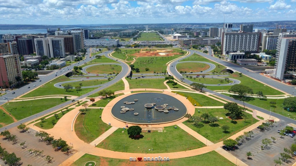 Vista aérea de Brasília. Crédito: PxHere