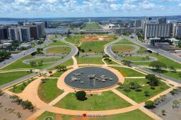 Vista aérea de Brasília. Crédito: PxHere